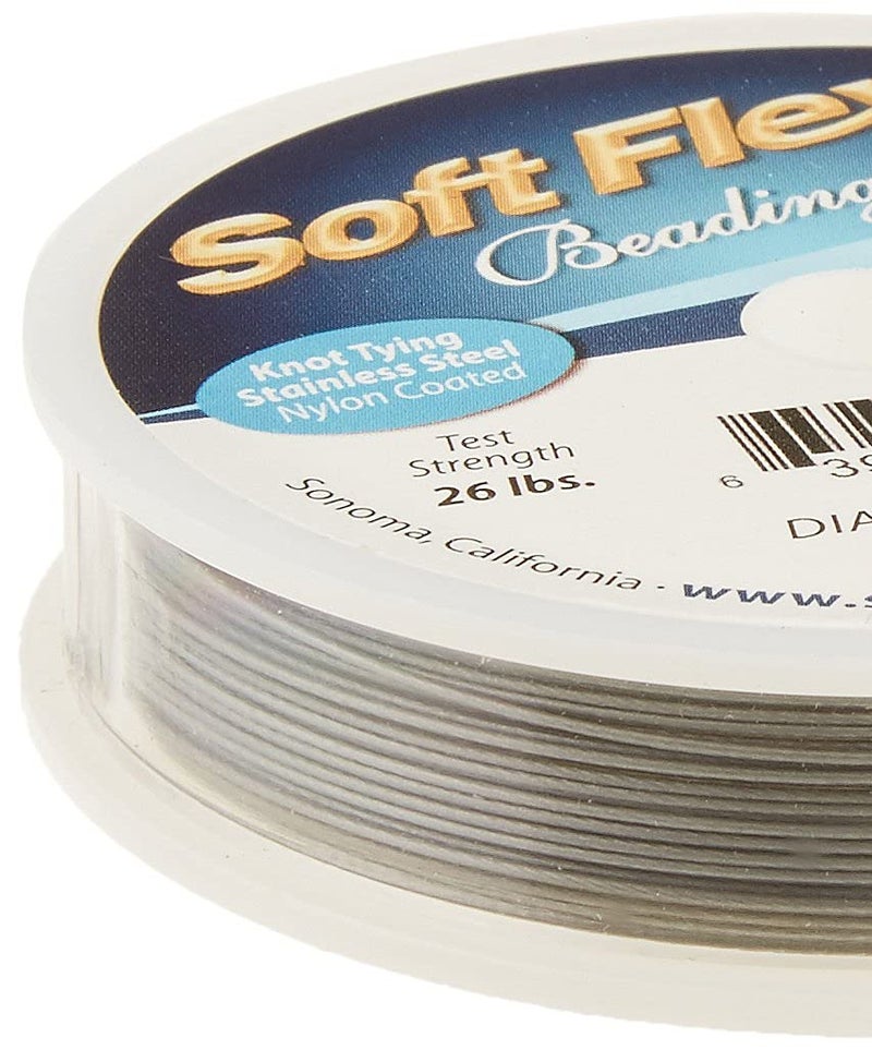 Soft Flex Soft-Flex Toys Soft Flex 0.019-Inch Beading Wire, 30-Feet, Grey - Image 2